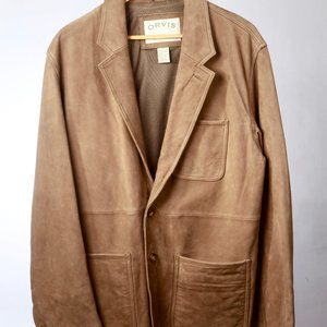 ORVIS BANDERA LEATHER JACKET UNWORN